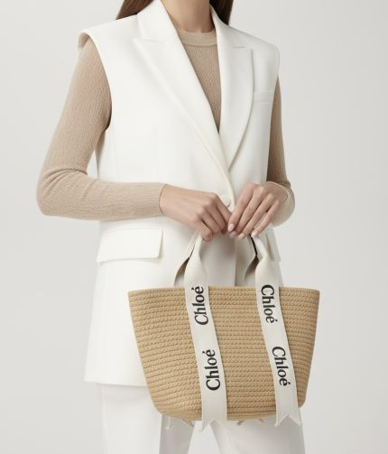 Chloe حقيبة قش
