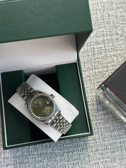 ساعة رولكس ستاتي مرصعة